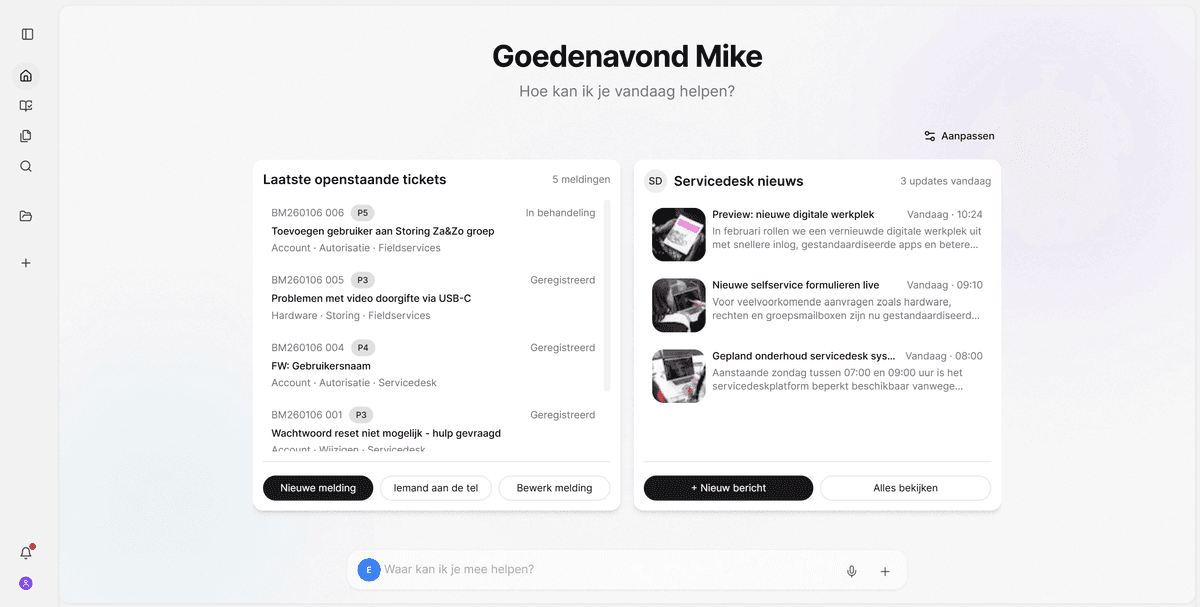 Je dagelijkse AI-werkplek